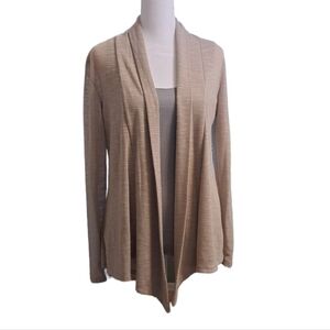 CKW Crew Knit Wear Cardigan Size Medium Color Putty